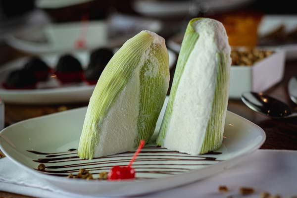 Elote con helado